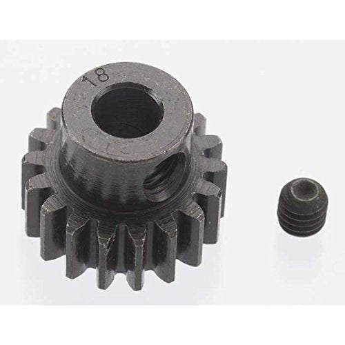 Robinson Racing Products Extra Hard 18 Tooth Blackened Steel 32p Pinion 5mm - RRP8618