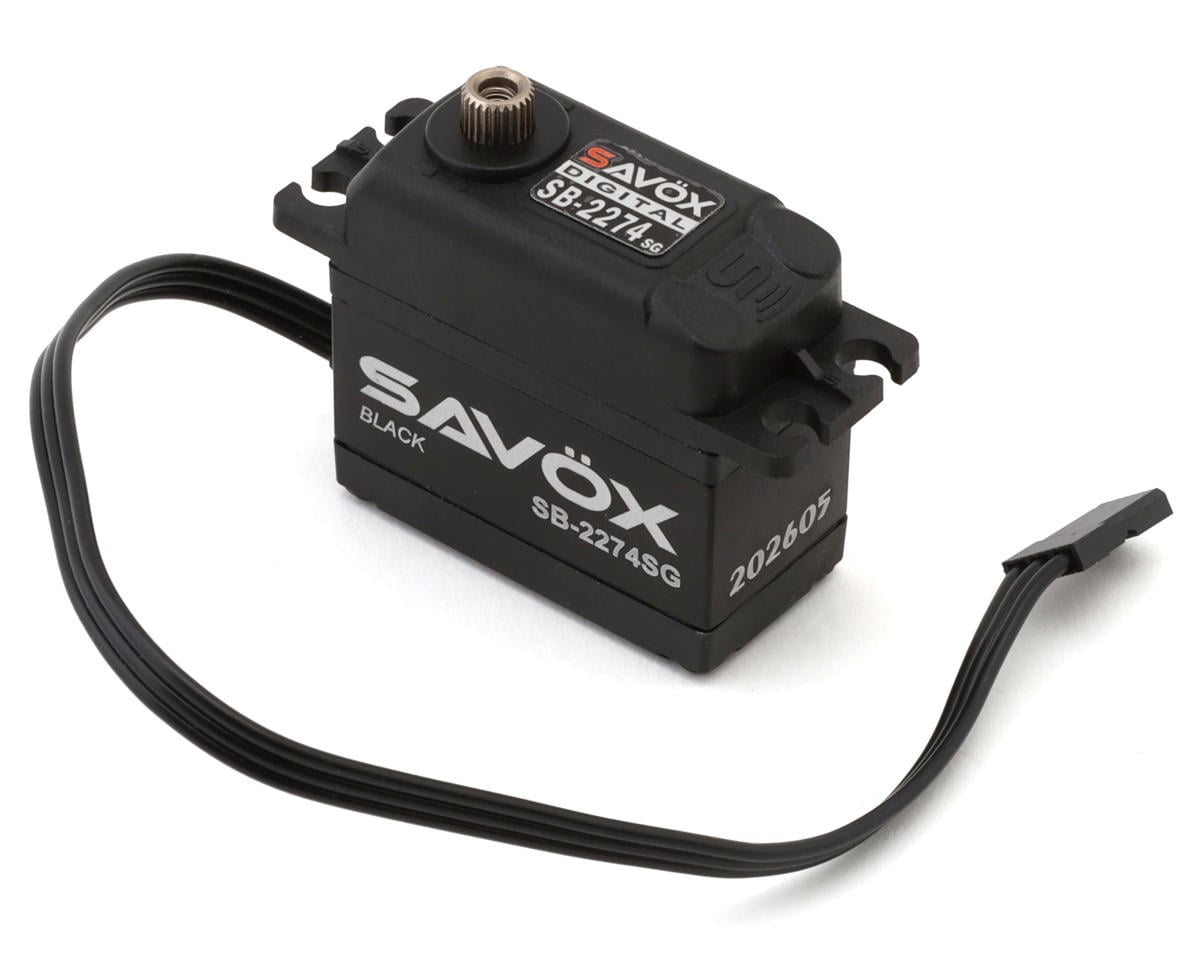 Savox SB-2274SG Black Edition "High Speed" Brushless Steel Gear Digital Servo