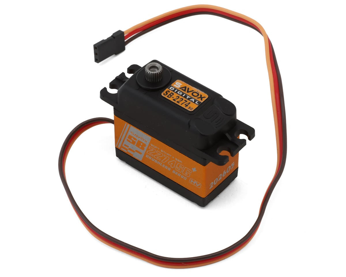 Savox SB-2274SGP Hybrid "High Speed" Brushless Steel Gear Servo (High Voltage)
