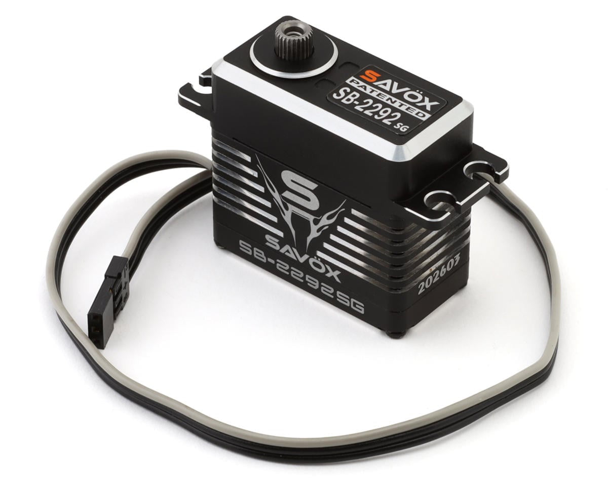 Savox SB-2292SG Black Edition Aluminum "Monster Torque" Brushless Steel Gear
