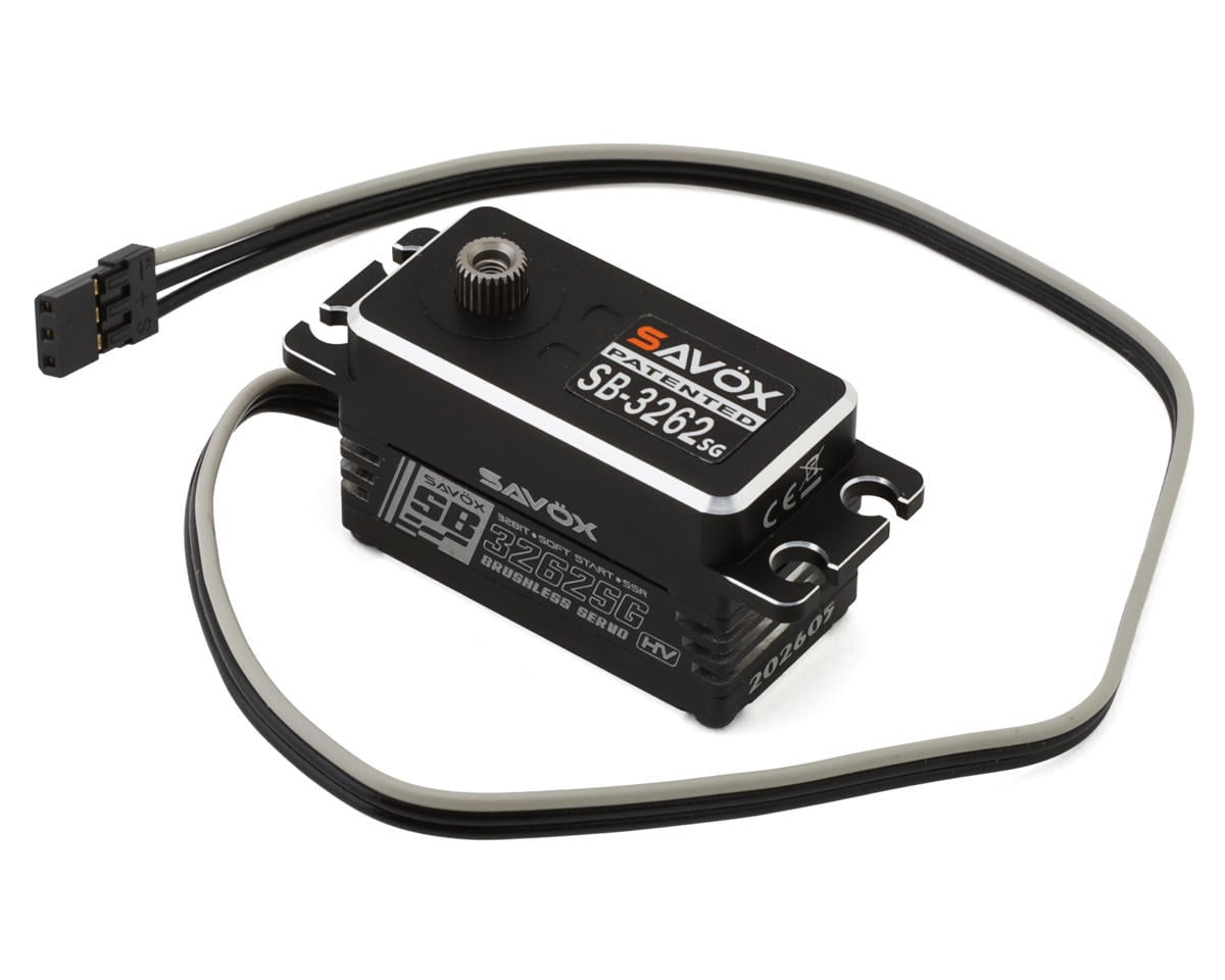 Savox 3262SG Black Edition Aluminum "High Torque" Low Profile Brushless Servo