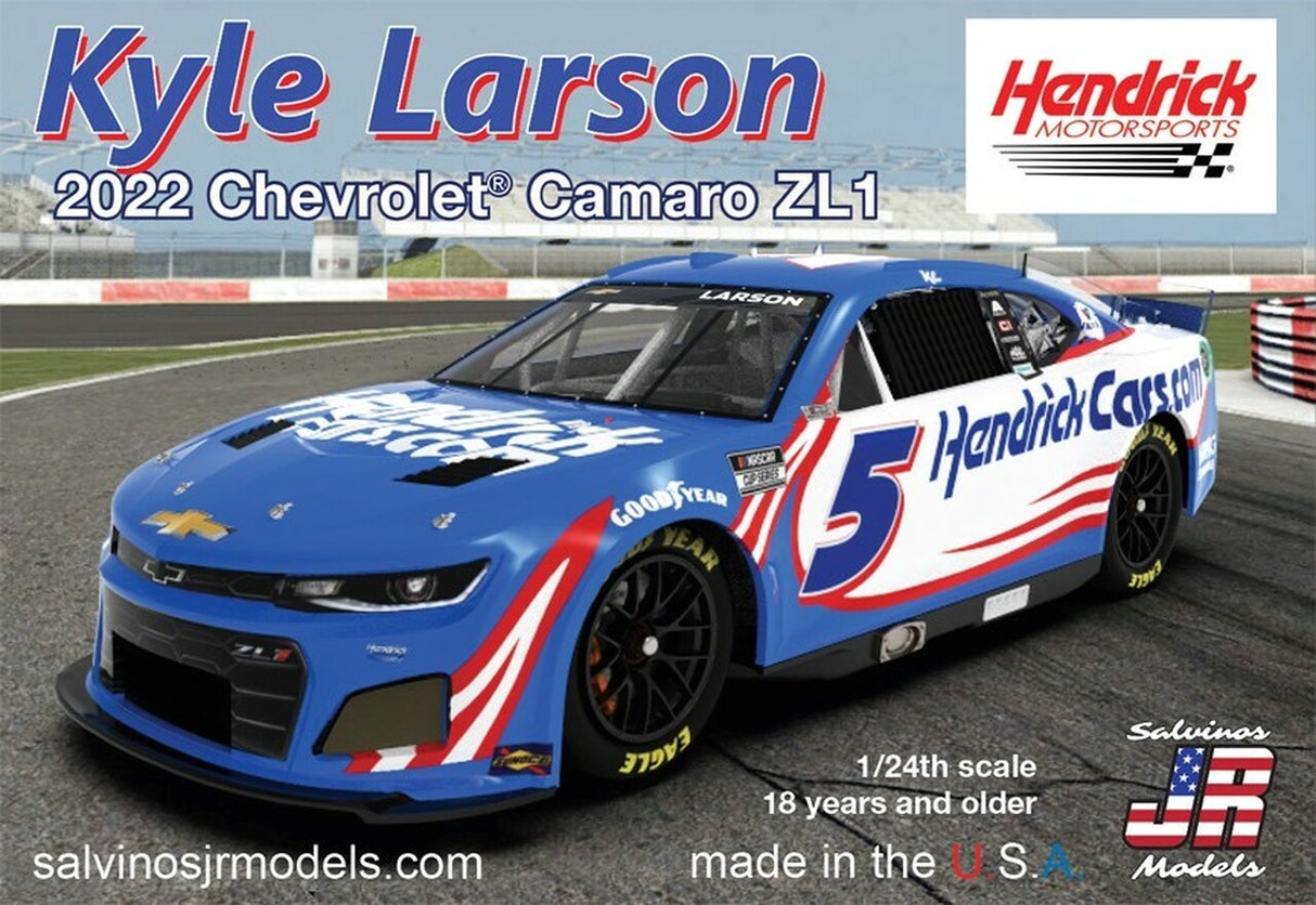 SALVINOS JR MODELS 1/24 2022 CAMARO KYLE LARSON - SJMHMC2022KLP