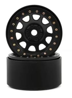 Max Speed Technology 2.2 D Hole Beadlock Wheels (Black) (2) - SSD00156
