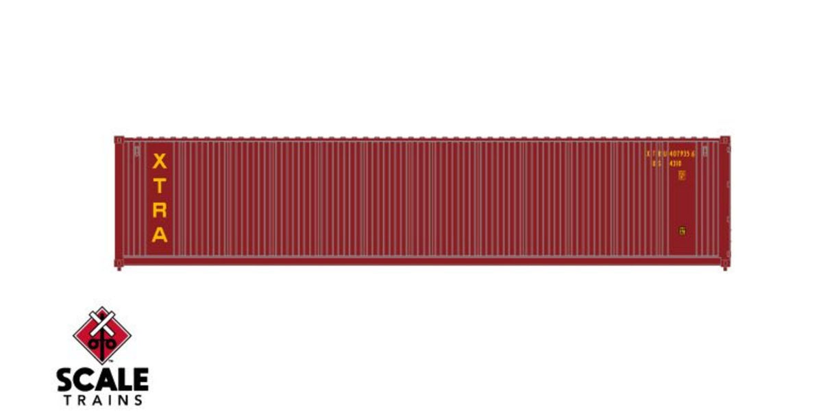 Operator HO 40' Square Corrugated Dry Container - Xtra - Single #4116470