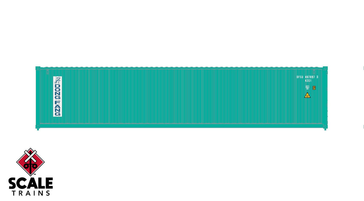 Operator HO 40' Modern Angled Corrugated Dry Container - Dong Fang - Single #4378800