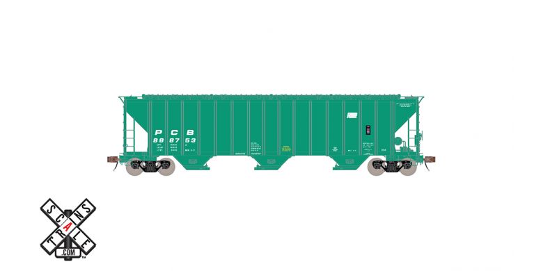 Scaletrains Rivet Counter HO Scale Pullman-Standard PS-2CD 4785 Covered Hopper, Penn Central # 889100 - SXT33038