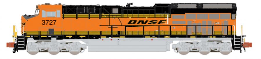 Scaletrains Rivet Counter N Scale ET44 w/Sound and DCC, BNSF/Heritage III #3739 - SXT33630
