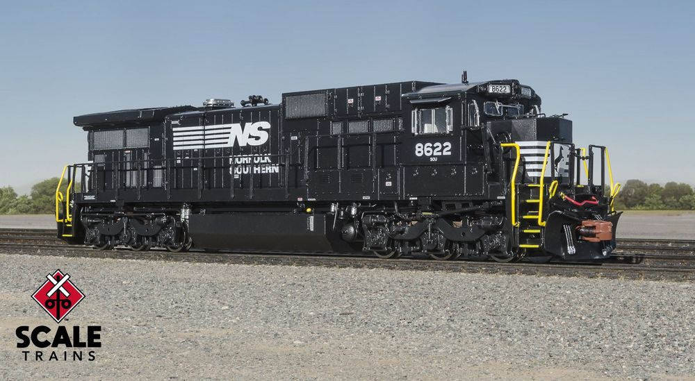 Rivet Counter N Scale GE C39-8 Phase III, Norfolk Southern/As Built / 8622 / DCC & Sound Equipped