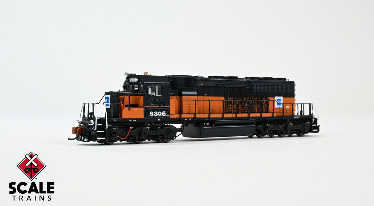 Rivet Counter N Scale EMD SD40-2, EMD Lease/ex-Milwaukee Road Bandit / 6305 / DCC & Sound Equipped