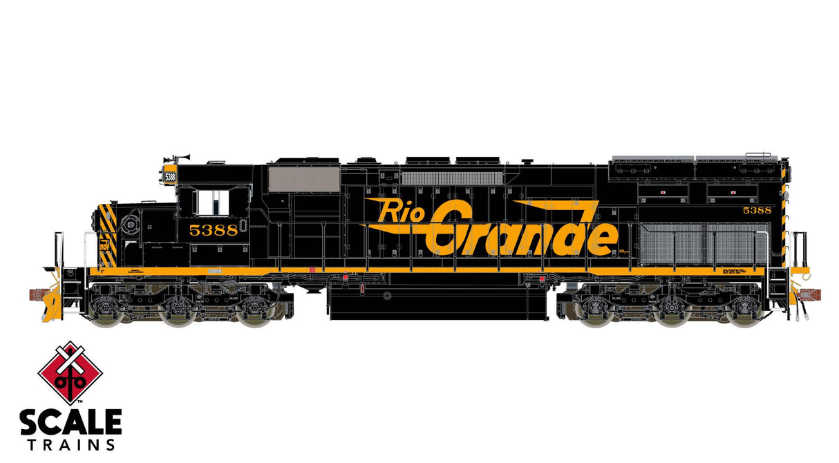 Rivet Counter HO EMD SD40T-2 - Denver & Rio Grande Western (D&RGW) As Delivered #5388 w/DCC Ready