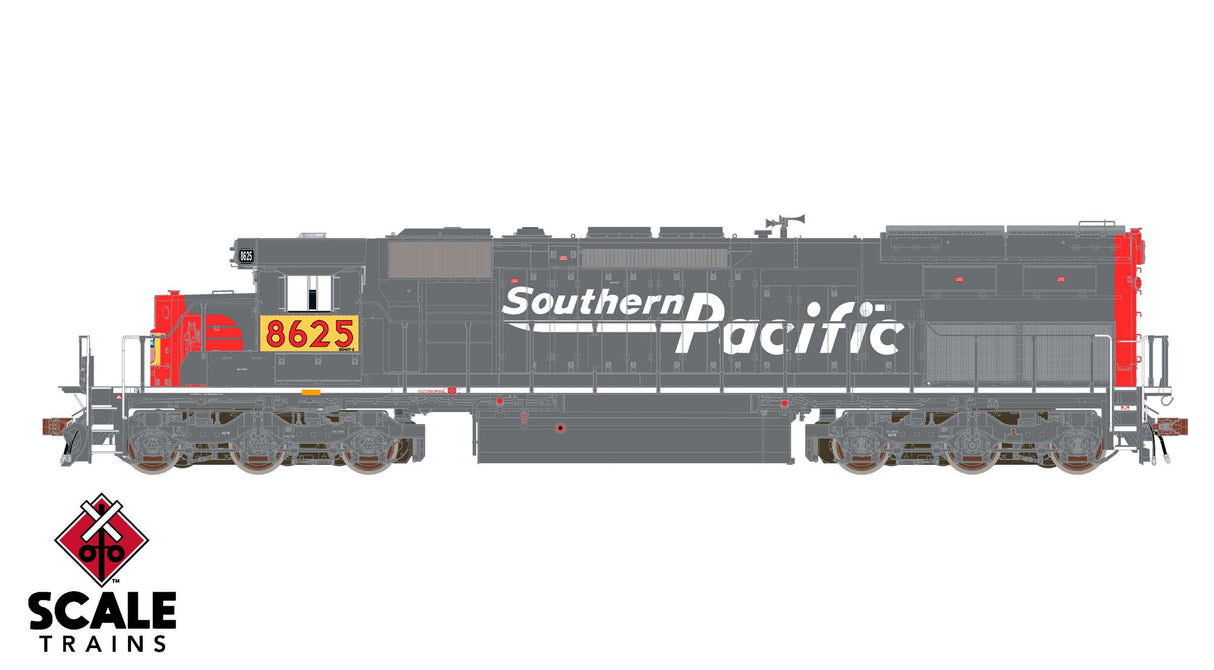 Rivet Counter HO EMD SD40T-2 - Union Pacific (UP) ex- SP Speed Lettering w/Ditch Lights #8625 - DCC Ready