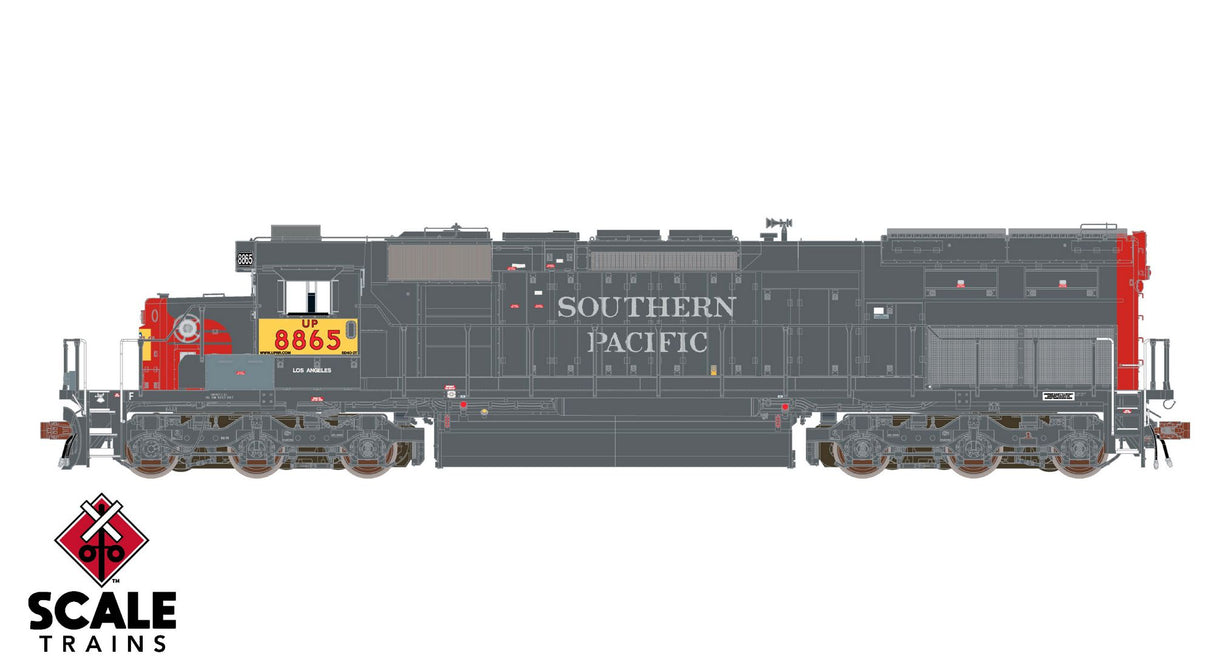 Rivet Counter HO EMD SD40T-2 - Union Pacific (UP) ex- SP Roman Lettering w/Ditch Lights #8865 - DCC Ready