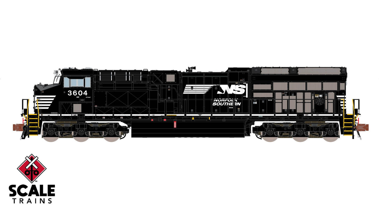 Scaletrains Rivet Counter N Scale GE ET44AC, Norfolk Southern/Horsehead #3636 w/DCC & Sound