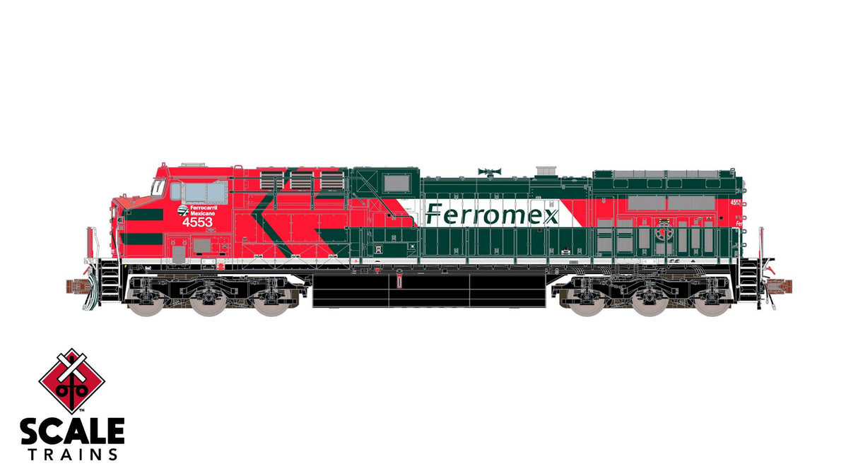 Rivet Counter N Scale GE AC4400 w/DCC/Sound - Ferromex / FXE / Diabla #4553