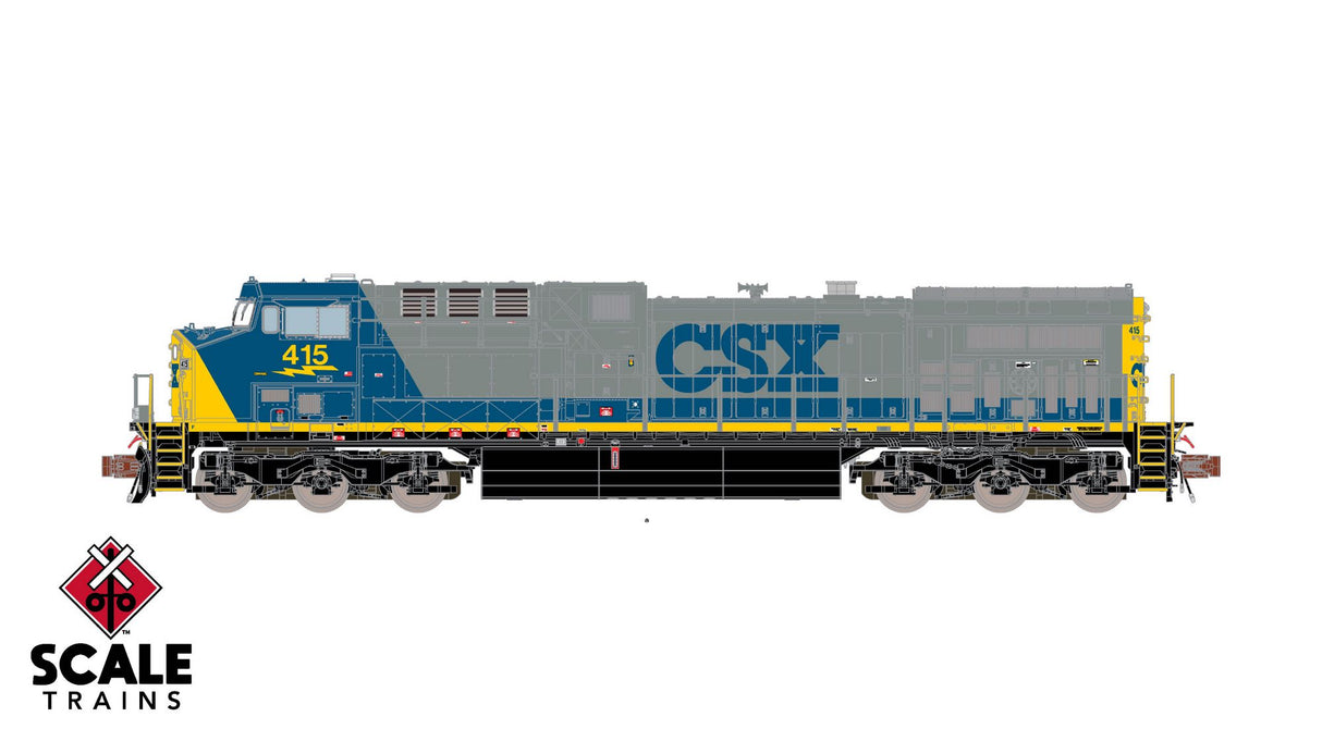 Rivet Counter N Scale GE AC4400 w/DCC/Sound - CSX / CSXT / YN2 #415