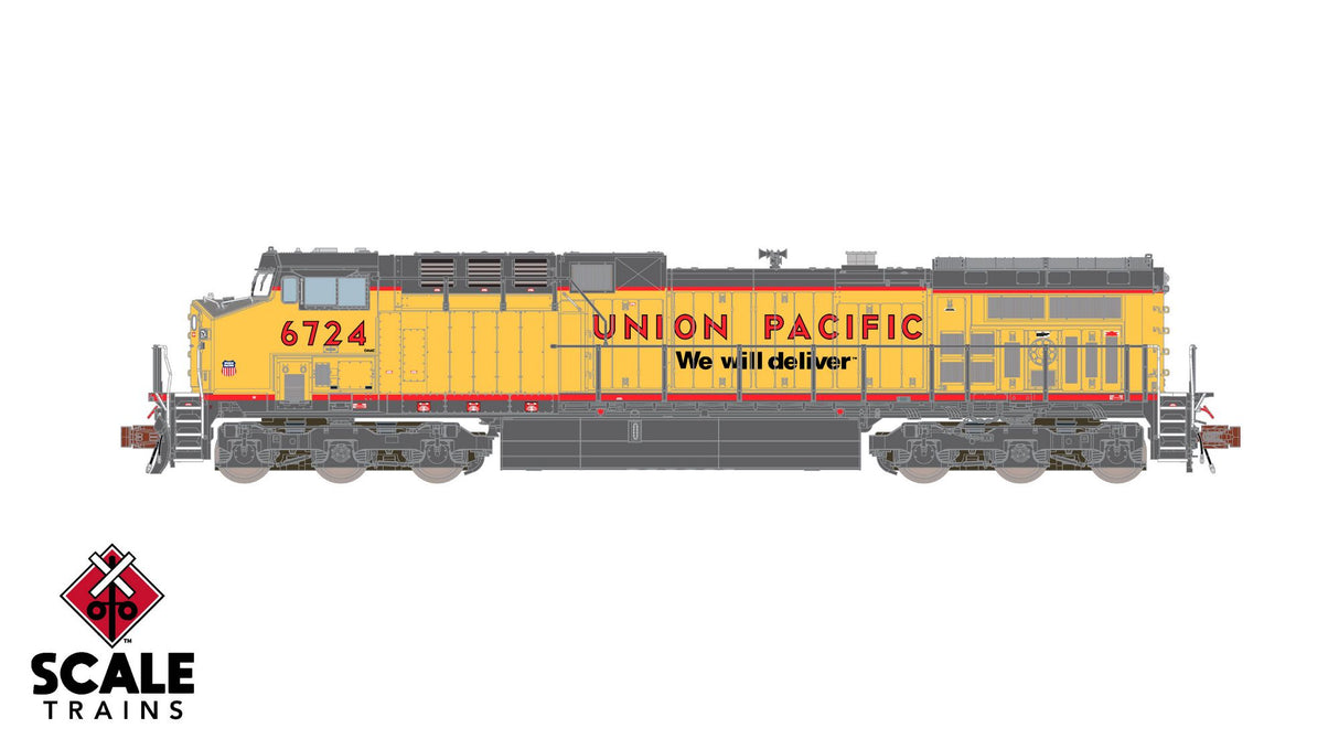 Rivet Counter N Scale GE AC4400 DCC Ready - Union Pacific / UP / ex-CNW/We Will Deliver - Repaint / Red Sill #6724