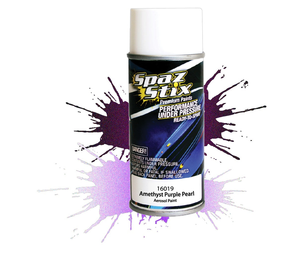 Spaz Stix Amethyst Purple Pearl Aerosol Paint, 3.5oz Can - SZX16019
