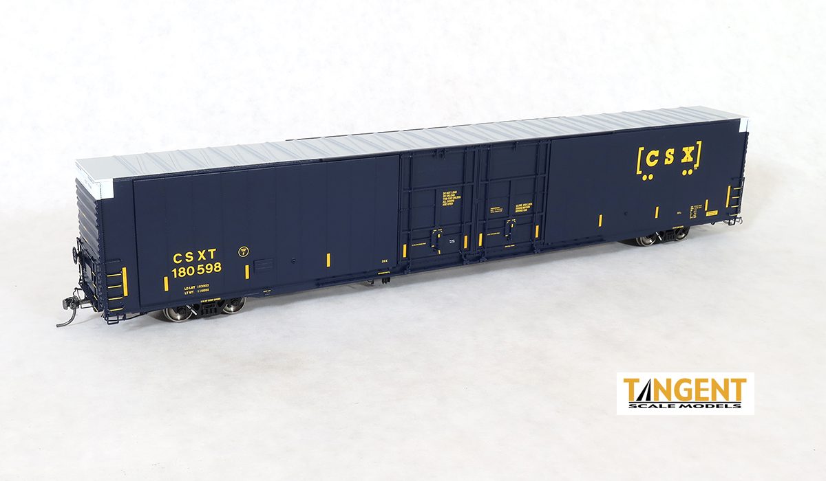 Tangent Scale Models CSXT "Boxcar Scheme 2019+" Greenville 86' Double Plug Door Box Car #180651 - TAN25043-03
