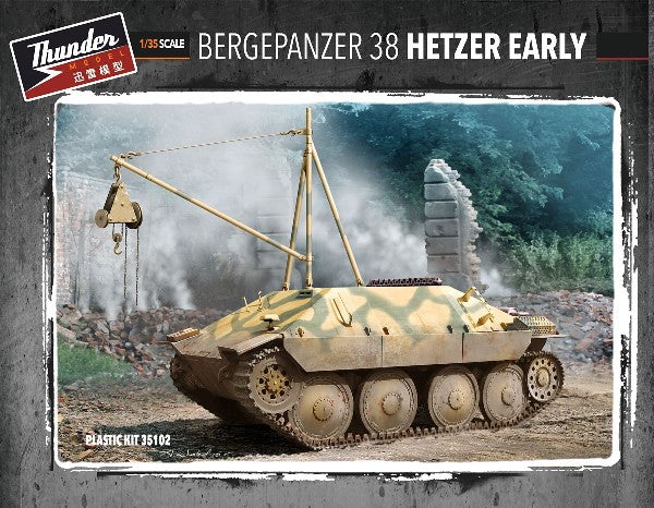 TDM 1/35 GERMAN BERGEPANZER 38 HETZER EARLY RECOVERY VEHICLE - TDM35102