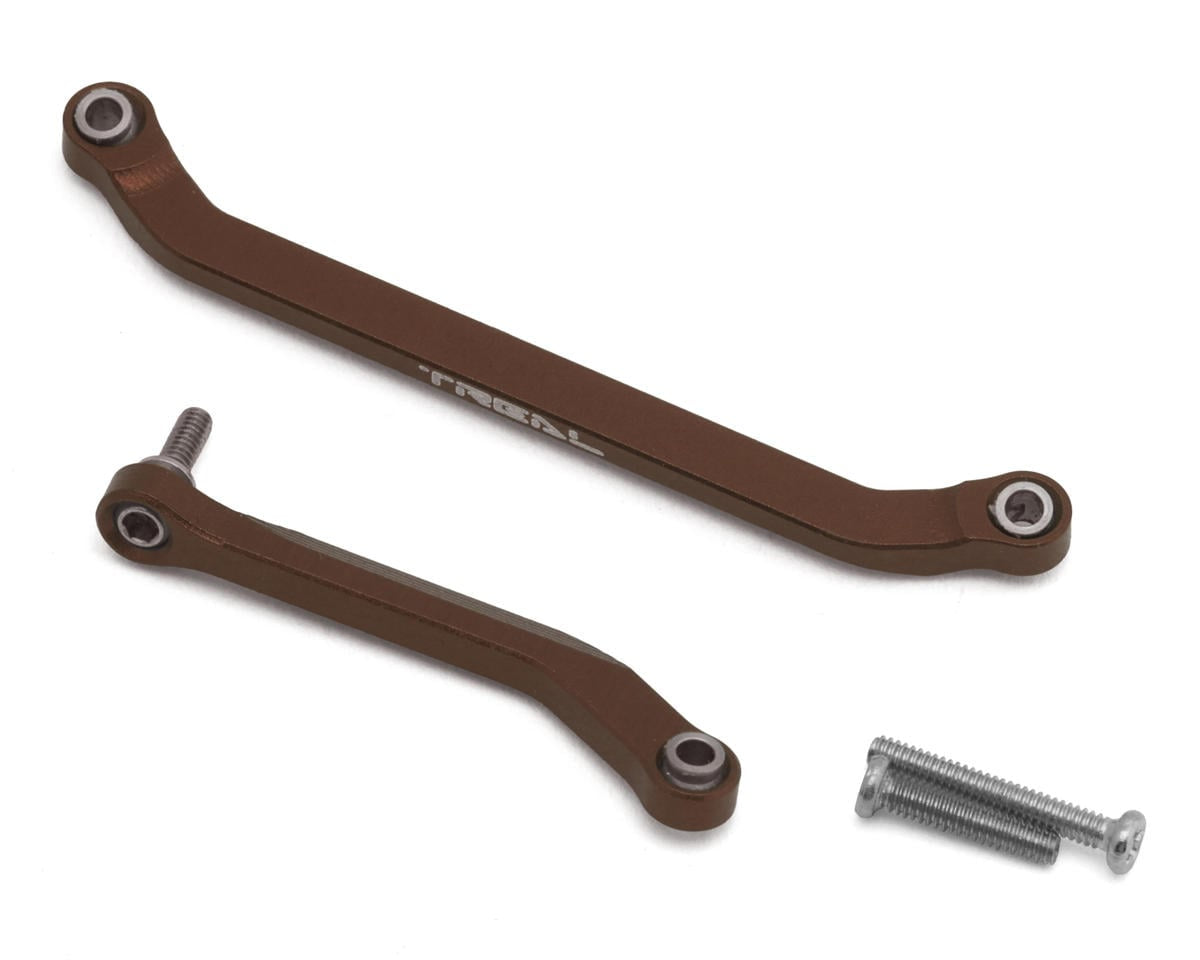 Treal Hobby Axial SCX30 7075 Aluminum Steering Links Set (Bronze)