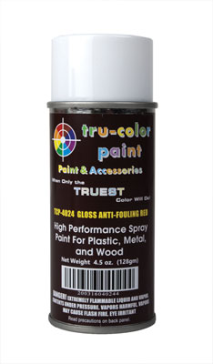 Tru-Color Paint Aerosol Spray Paint 4.5oz 135ml Can -- Matte Anti-Fouling Red - TUP4024