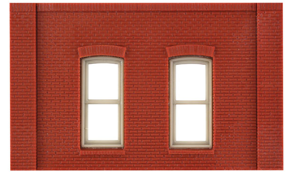 Design Preservation Models HO DPM 1 Story/2 Rectangular Window Wall (4) - WOO30130