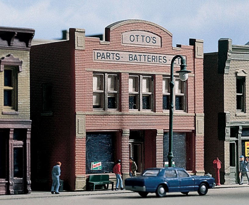 Design Preservation Models N Scale DPM Structure Kits -- Otto's Parts - 2-3/4 x 3" 7 x 7.6cm - WOO50300