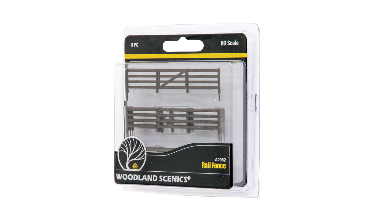 Woodland Scenics HO Rail Fence - WOOA2982