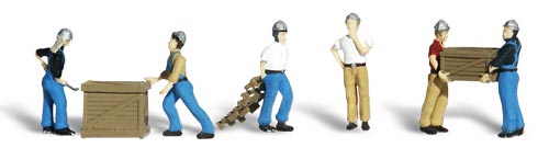 Woodland Scenics HO Dock Workers - WOOA1823
