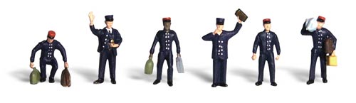 Woodland Scenics Train Personnel - Scenic Accents(R) -- pkg(6) - WOOA1847