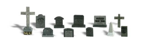 Woodland Scenics HO Tombstones - WOOA1856