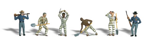 Woodland Scenics Scenic Accents(R) -- Chain Gang pkg(6) - WOOA1858