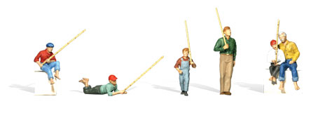 Woodland Scenics Scenic Accents(R) -- Gone Fishing pkg(6) - WOOA1878