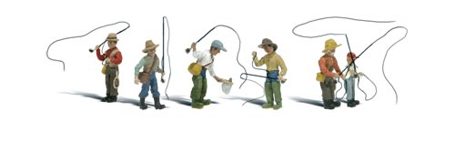 Woodland Scenics HO Fly Fishermen - WOOA1910