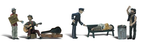 Woodland Scenics Park Bums - Scenic Accents(R) -- pkg(5) - WOOA1916