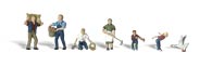 Woodland Scenics Farm People w/Goose - Scenic Accents(R) -- pkg(6) - WOOA2152
