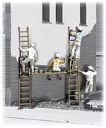 Woodland Scenics Scenic Accents(R) Figures -- Painters & Accessories pkg(4) - WOOA2174