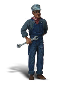 Woodland Scenics Accents(R) G Scale Figures -- Mechanic w/Wrench - WOOA2526