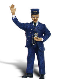 Woodland Scenics Accents(R) G Scale Figures -- Conductor w/Watch - WOOA2528