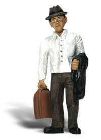 Woodland Scenics Accents(R) G Scale Figures -- Traveler w/Bag - WOOA2531
