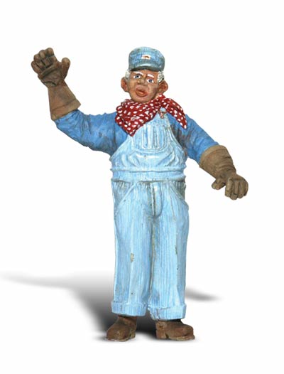 Woodland Scenics Accents(R) G Scale Figures -- Ernie The Engineer - WOOA2536