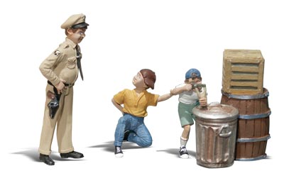 Woodland Scenics Accents(R) G Scale Figures -- Barney's Big Bust - WOOA2545