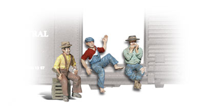 Woodland Scenics Accents(R) G Scale Figures -- The Bumm Brothers - WOOA2548