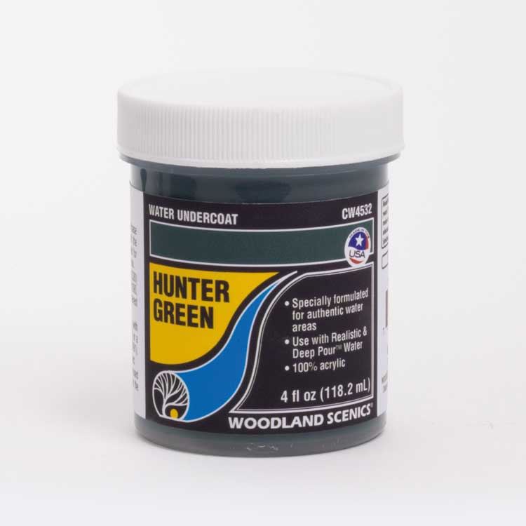 Woodland Scenics Water Undercoat, Hunter Green - WOOCW4532