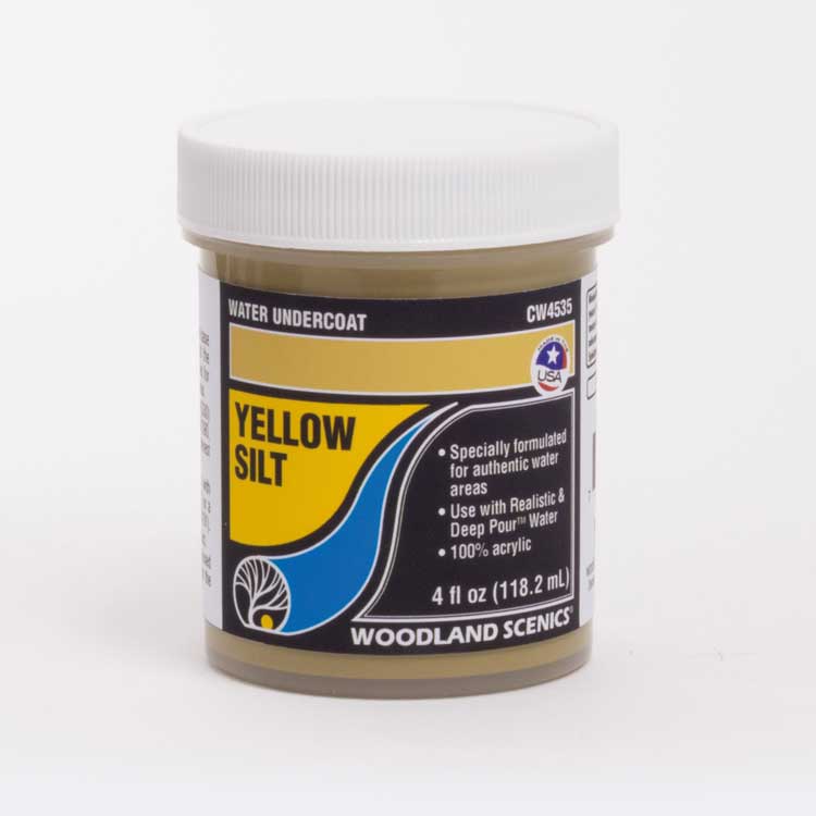 Woodland Scenics Water Undercoat, Yellow Silt - WOOCW4535