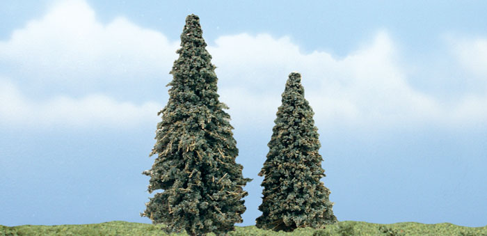 Woodland Scenics Premium Conifer Tree, 3-4" (2) - WOOTR1625