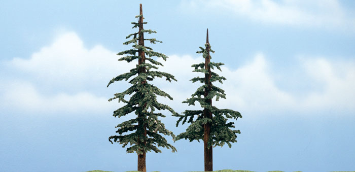 Woodland Scenics Premium Lodgepole Tree, 4-5" (2) - WOOTR1627