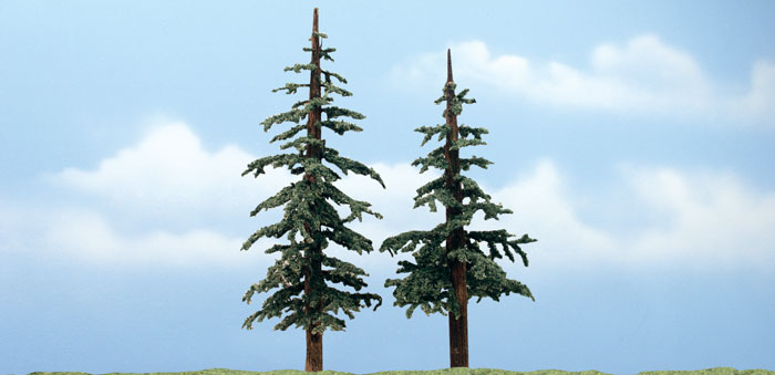 Woodland Scenics Premium Lodgepole Tree, 5-6" (2) - WOOTR1628