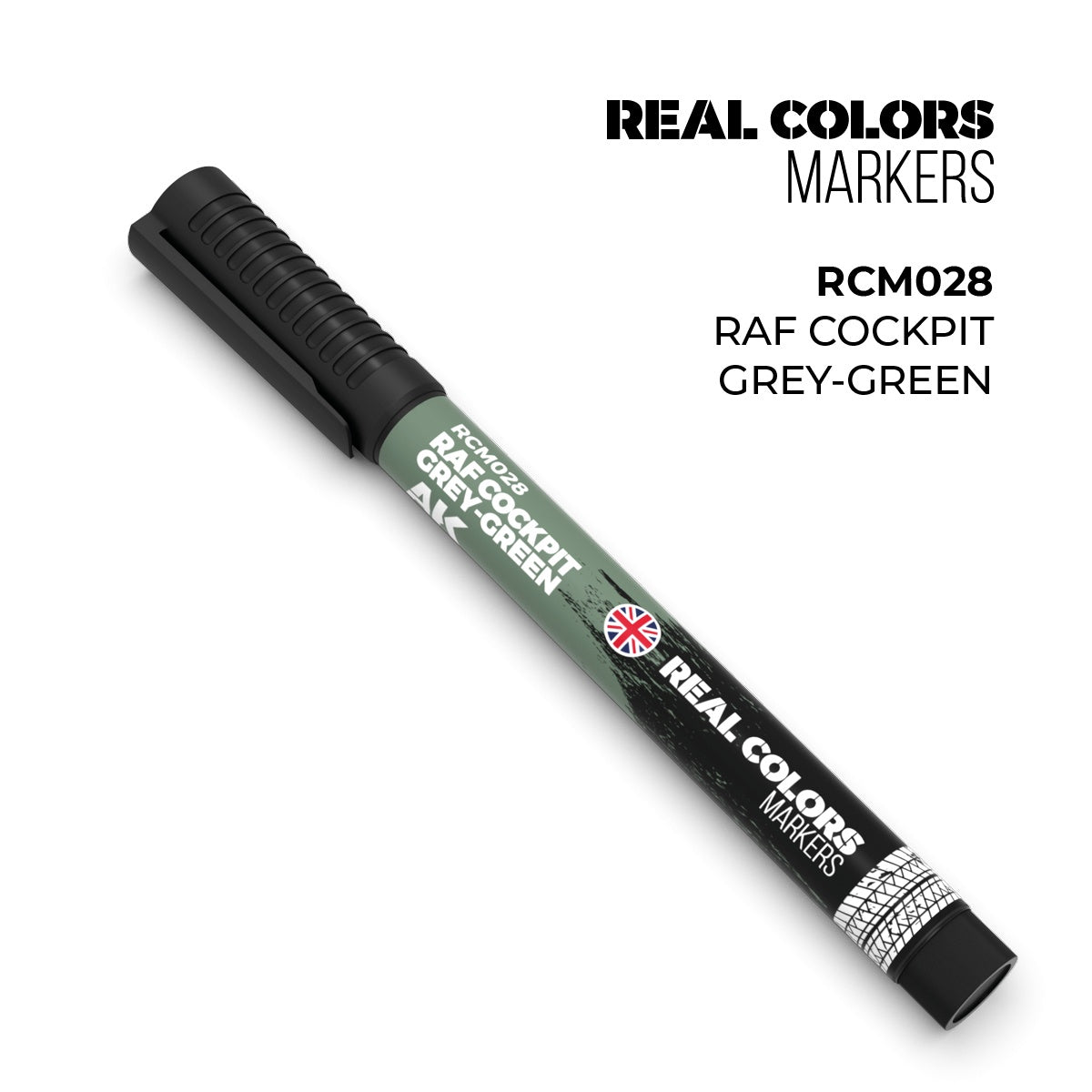 AK Interactive AK Interactive Real Colors Markers RAF Cockpit Grey-Green