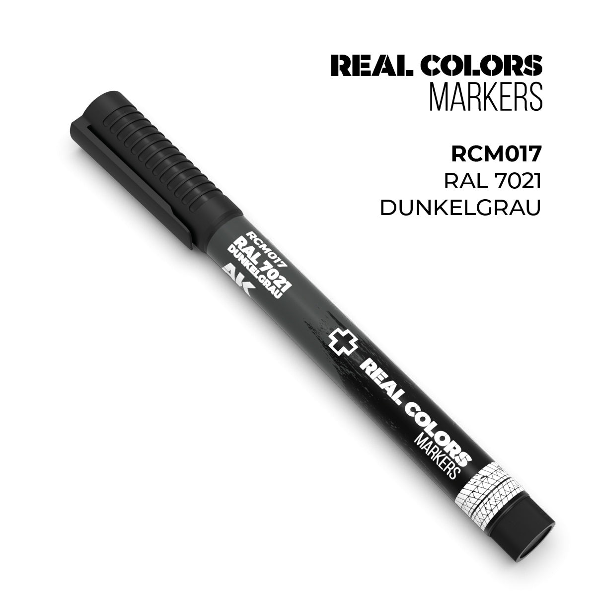AK Interactive AK Interactive Real Colors Markers RAL 7021 Dunkelgrau